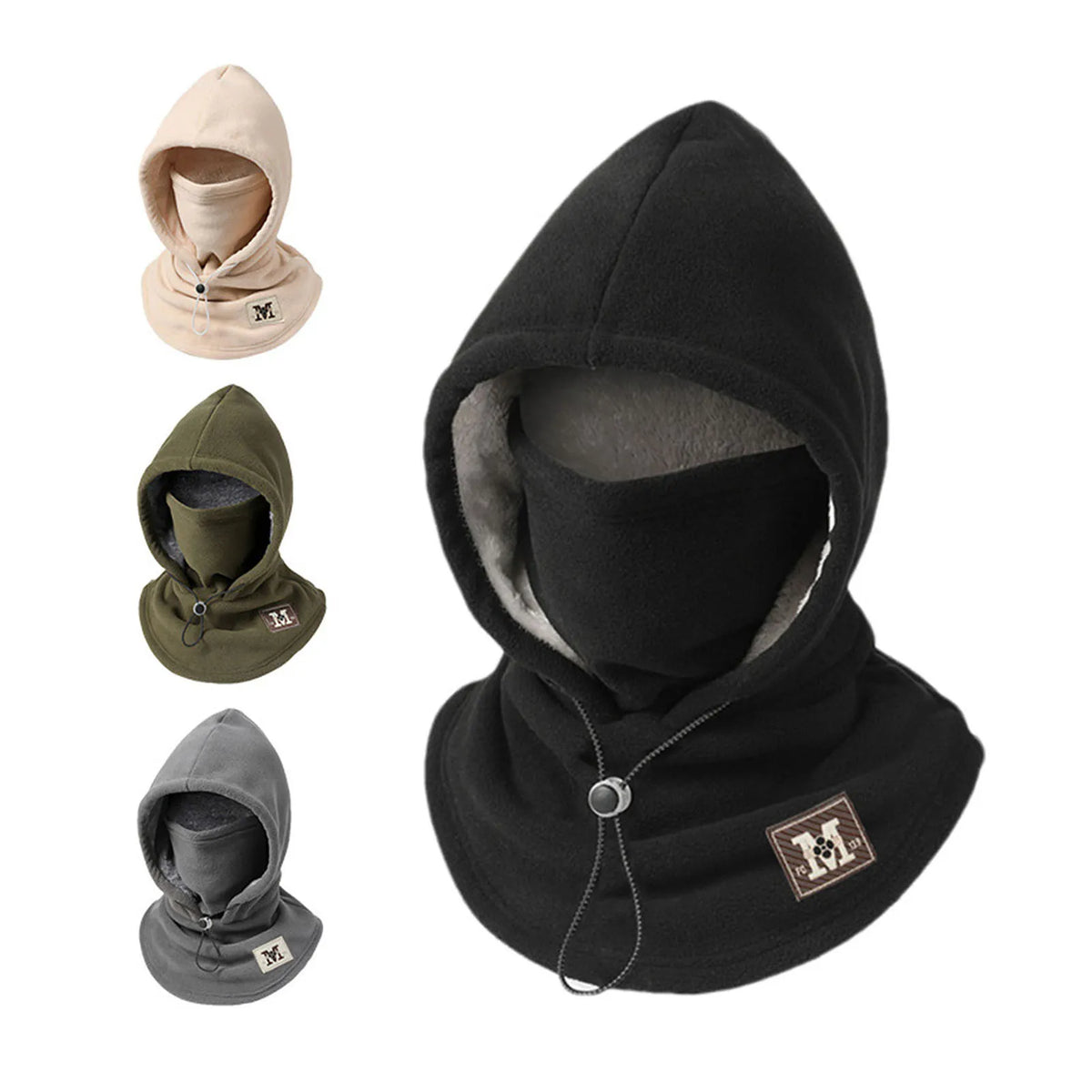 Unisex Winter Warm Mask Hat – Windproof Flannel Cycling Cap for Commuting, Hiking & Outdoor Gifts
