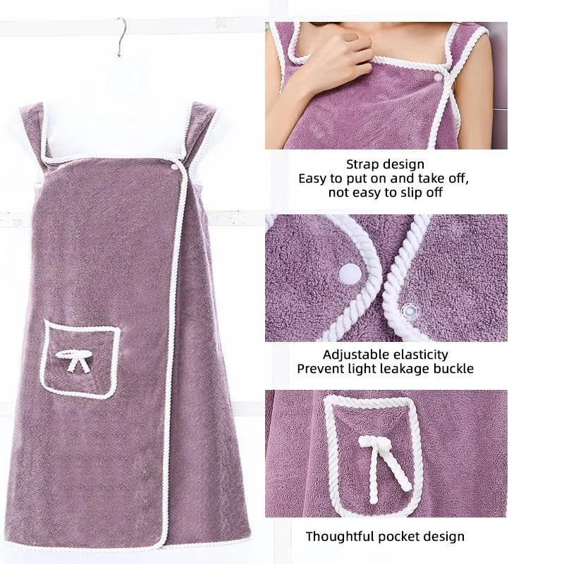 🏆 50K+ SOLD! 49% OFF✨ Plus Size Women's Wearable Shower Skirt