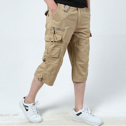 Casual Cotton Outdoor Multi Pockets Shorts