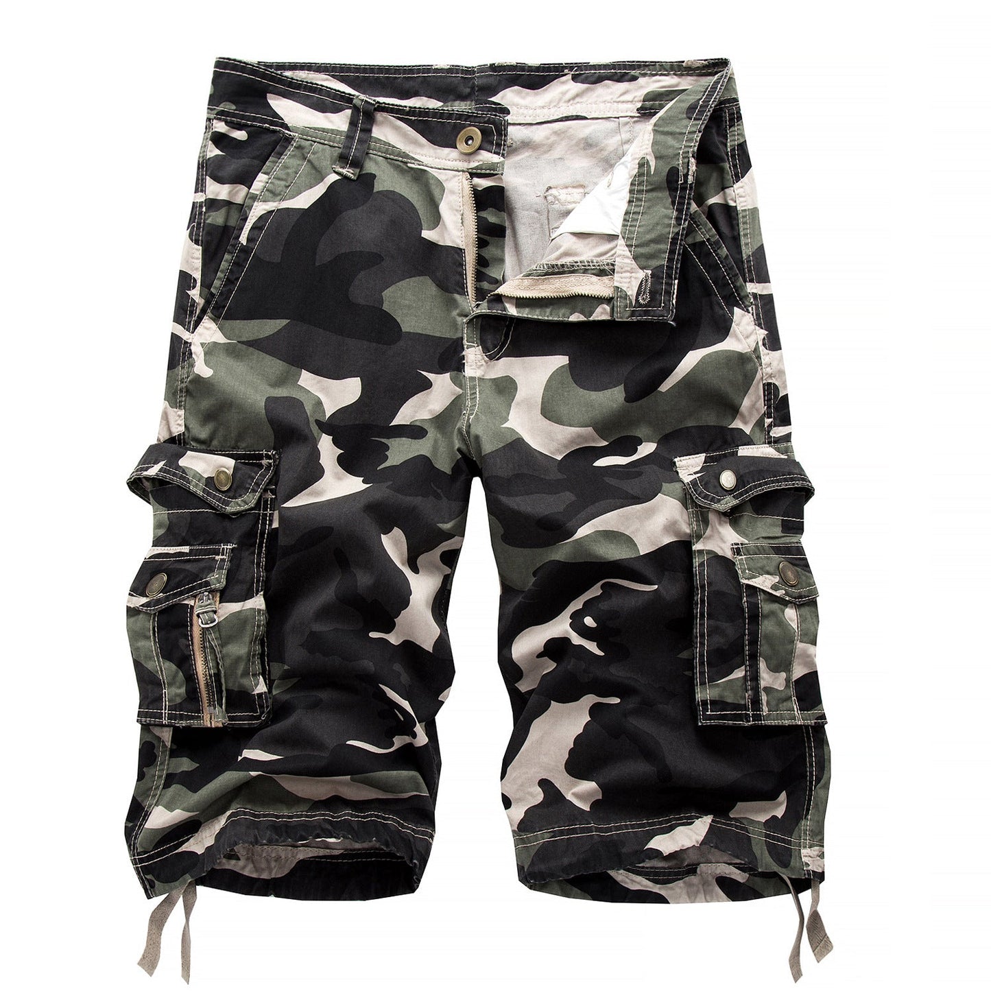 Crestsport Men's outdoor camouflage cargo shorts