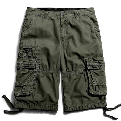 Men's Causal Outdoor Multi Pockets Cotton Men Shorts