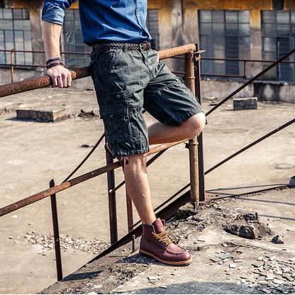 Men's Causal Outdoor Multi Pockets Cotton Men Shorts