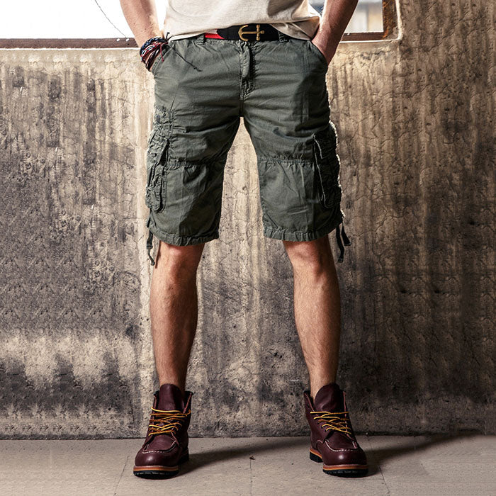 Men's Causal Outdoor Multi Pockets Cotton Men Shorts