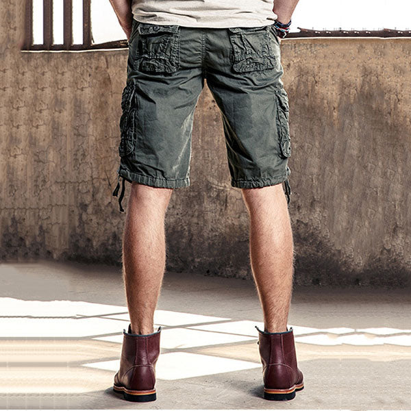 Men's Causal Outdoor Multi Pockets Cotton Men Shorts