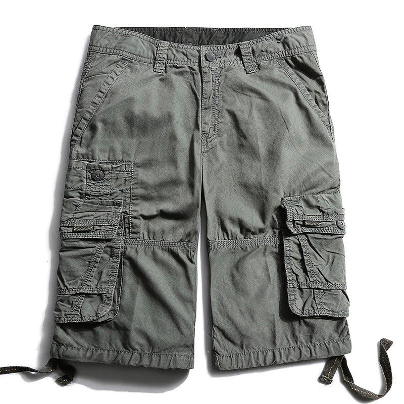 Men's Causal Outdoor Multi Pockets Cotton Men Shorts