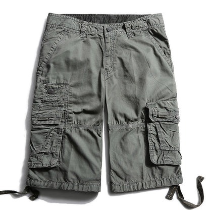 Men's Causal Outdoor Multi Pockets Cotton Men Shorts