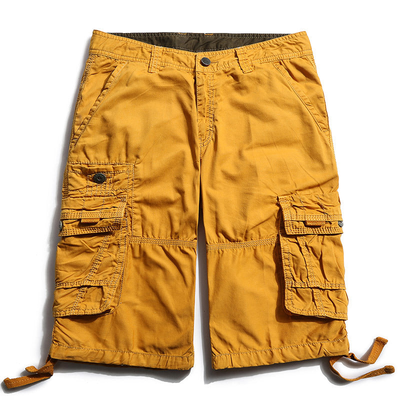 Men's Causal Outdoor Multi Pockets Cotton Men Shorts