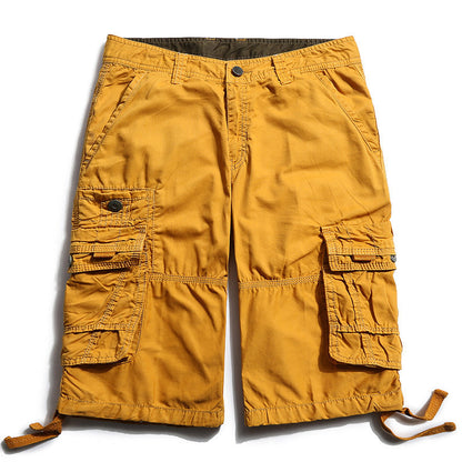 Men's Causal Outdoor Multi Pockets Cotton Men Shorts