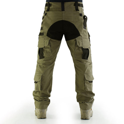 Crestsport Outdoor Split Joint Loose Men's Pants Tactical Pants