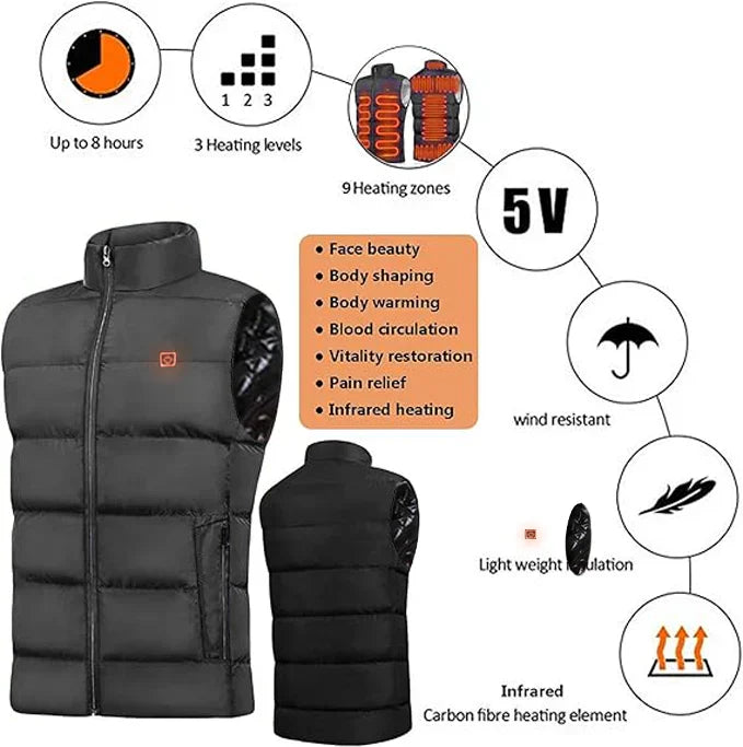 LAST DAY 40% OFF - 🎁 New Unisex Warming Heated Vest