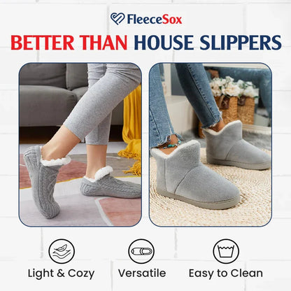 Fleece-Lined Non-Slip Thermal Slippers Socks-Buy 2 Pcs Get Free Shipping