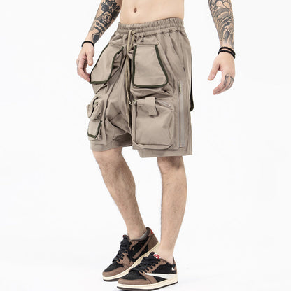 Outdoor Multi-pocket Tooling High Street All-match Sports Men's Shorts