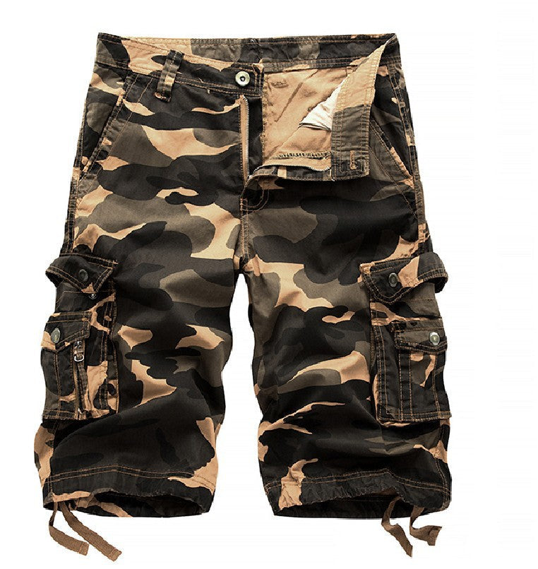 Crestsport Men's outdoor camouflage cargo shorts