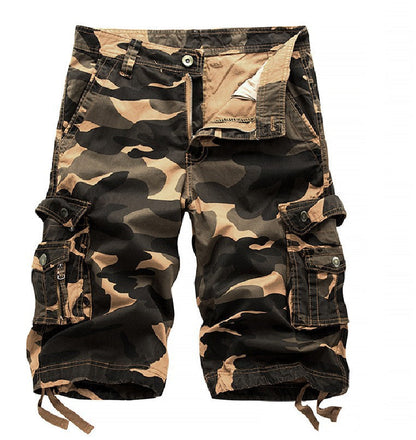 Crestsport Men's outdoor camouflage cargo shorts