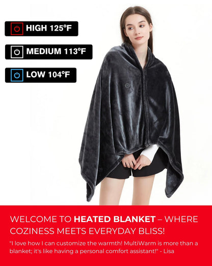 Crestsport™ Heated Blanket Shawl