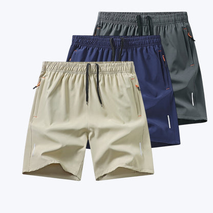 Men's Quick-Dry Athletic Shorts Fashionable Versatile Outdoor Casual Shorts