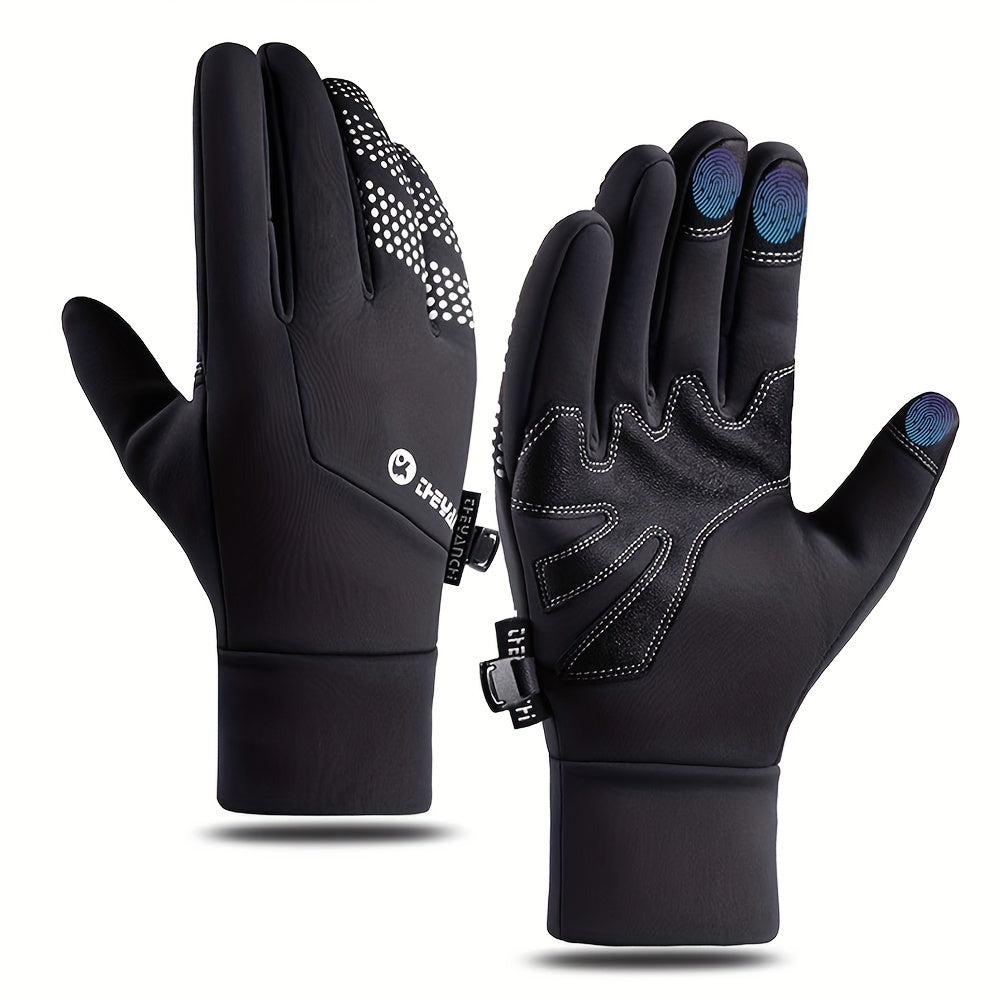 Waterproof Warm Touch Screen Gloves For Running Cycling Driving Skiing