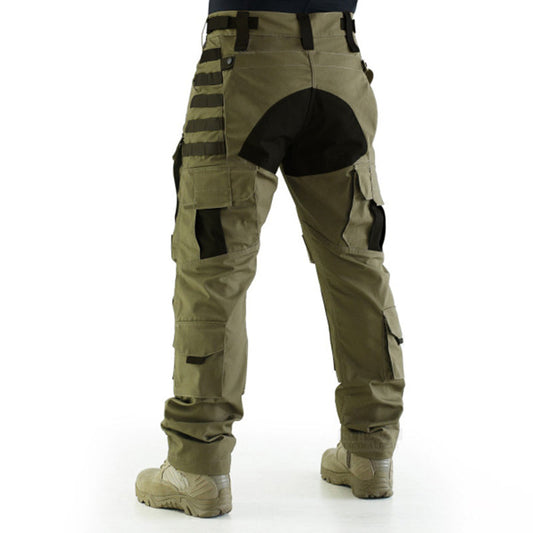 Crestsport Outdoor Split Joint Loose Men's Pants Tactical Pants