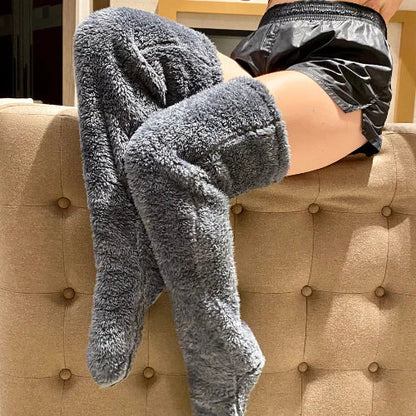 Cozy Over-the-Knee Fleece Socks