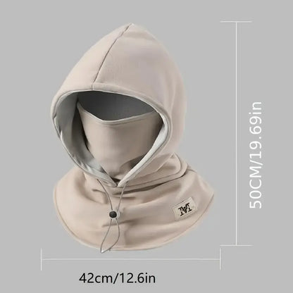 Unisex Winter Warm Mask Hat – Windproof Flannel Cycling Cap for Commuting, Hiking & Outdoor Gifts