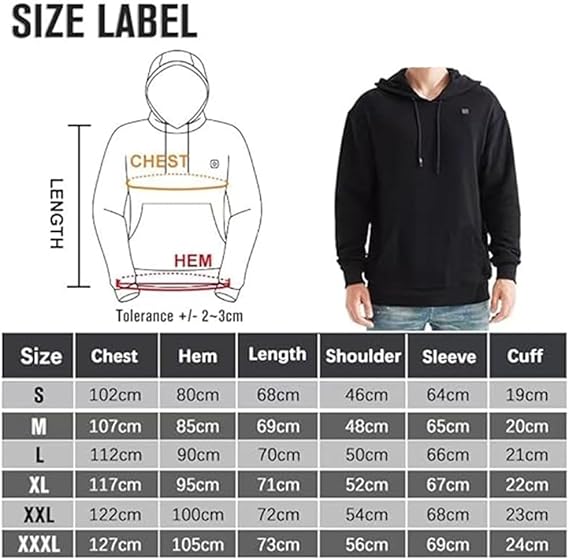 Crestsport™ LAST DAY 50% OFF - 🎁 Unisex Heated Hoodie（Free Shipping）