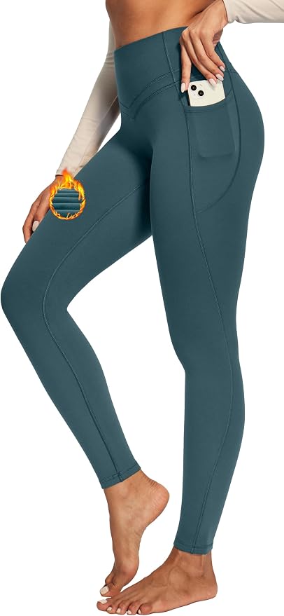 Women's High Waisted Compression Leggings with Tummy Control