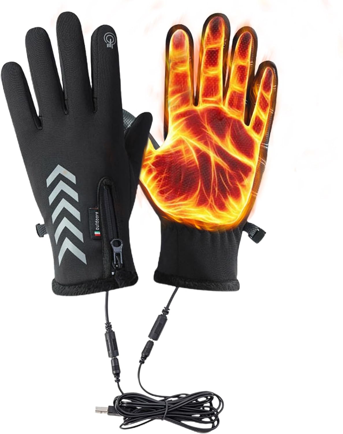 Crestsport™ Winter USB Heated Warm Gloves