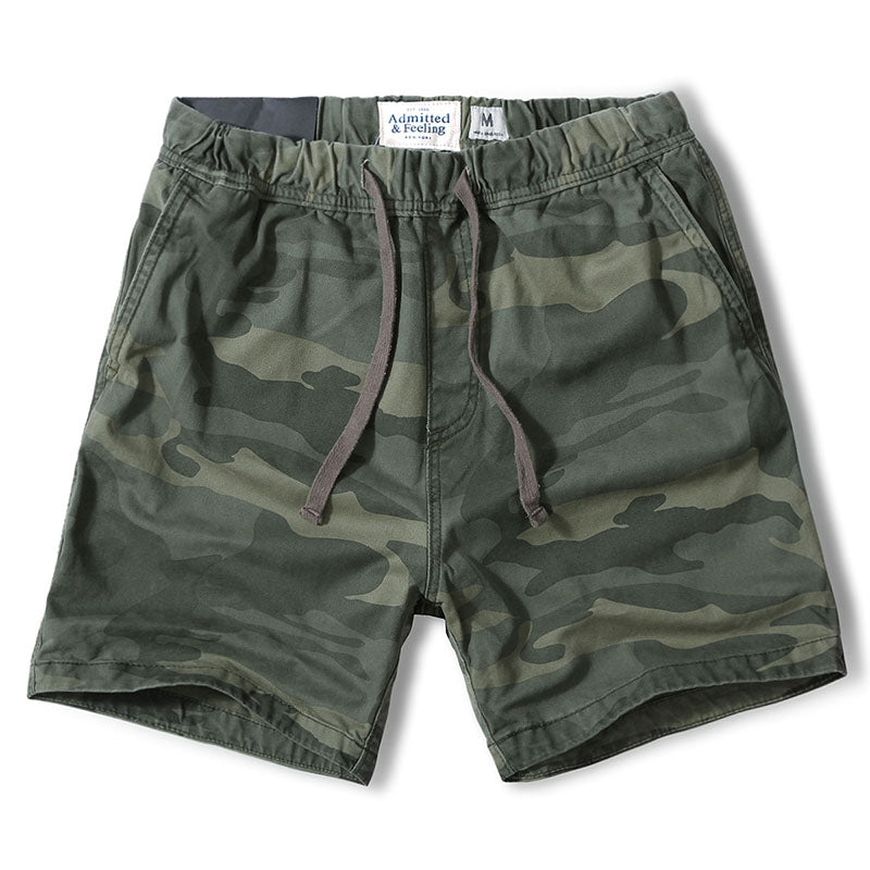 Men's outdoor Leisure Elastic Waist Beach Shorts