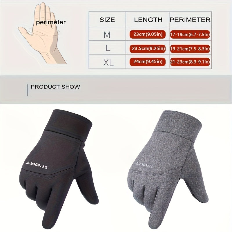 Outdoor Touch Screen Warm Winter Gloves