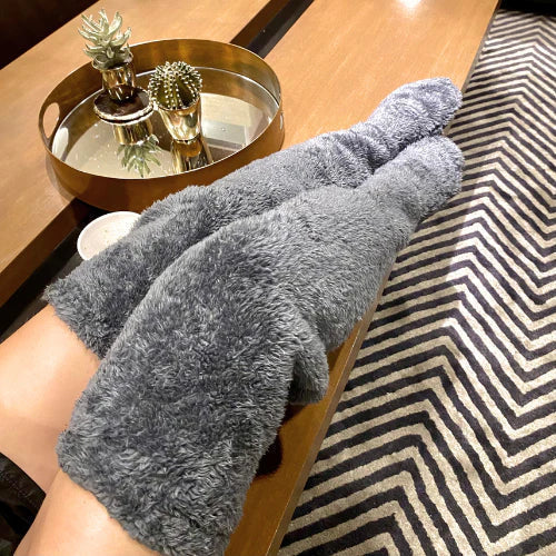 Cozy Over-the-Knee Fleece Socks