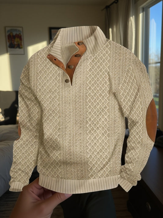 Men’s Stand Collar Casual Shirt – Modern Outdoor Style