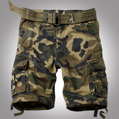 Casual Loose Camo Cotton Men's Shorts