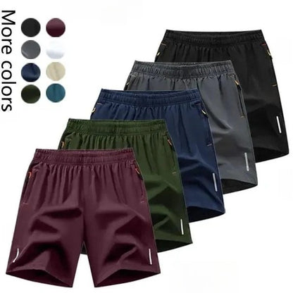 Men's Quick-Dry Athletic Shorts Fashionable Versatile Outdoor Casual Shorts