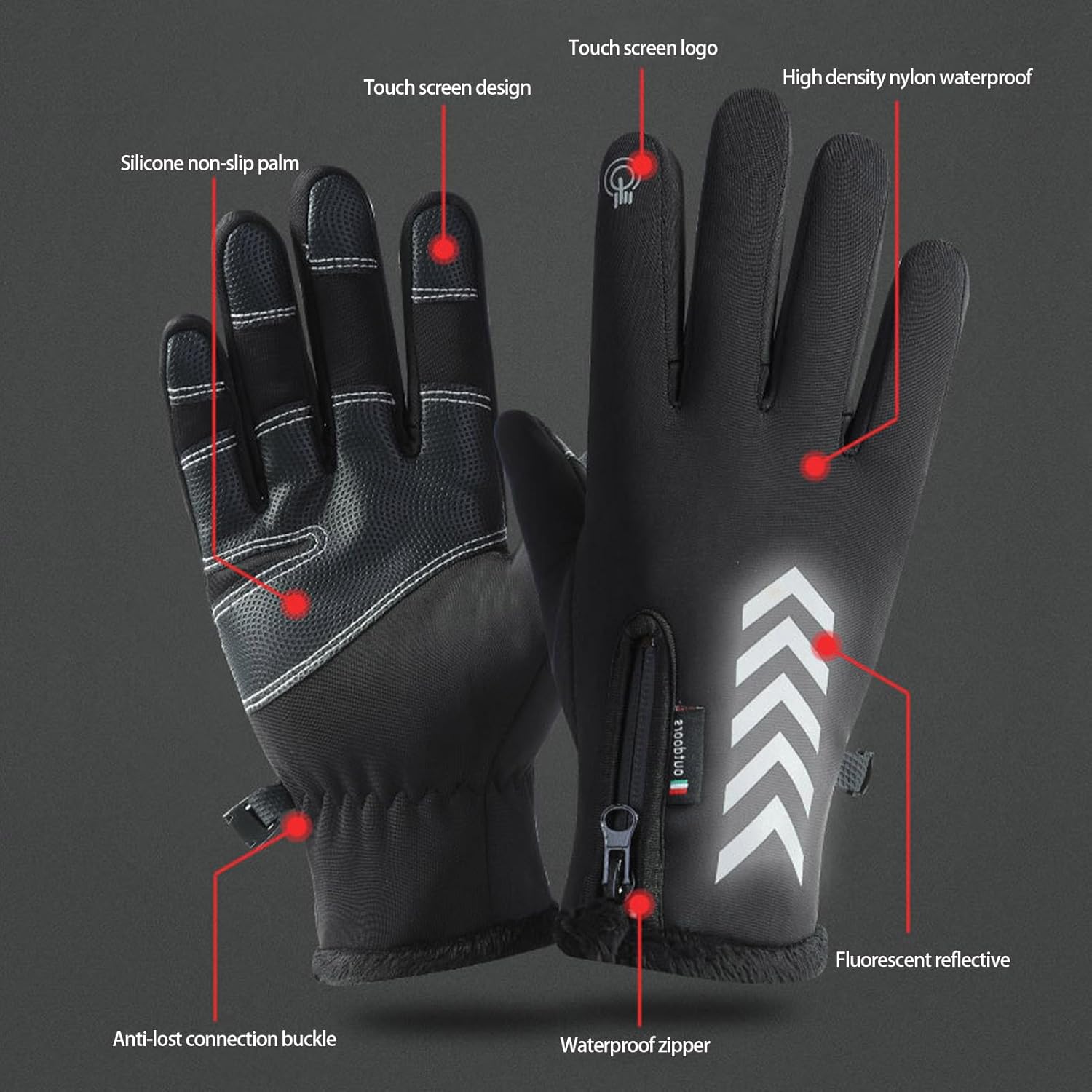 Winter USB Heated Warm Gloves