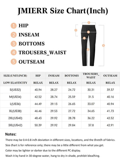 Men‘s Casual Joggers Pants - Cotton Drawstring Chino Cargo Pants Hiking Outdoor Twill Track Jogging Sweatpants Pants
