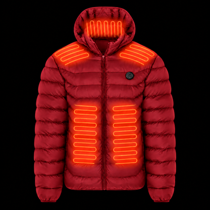 Unisex Heated Puffer Jacket – Warm & Comfortable Winter Coat
