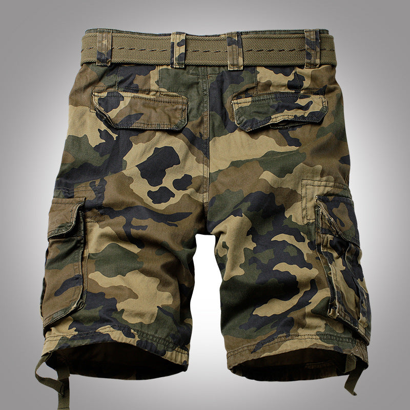 Casual Loose Camo Cotton Men's Shorts