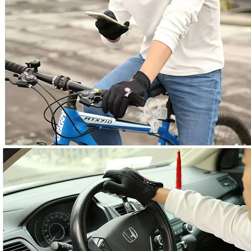 Crestsport™ Waterproof Non-slip Warm Touch Screen Outdoor Gloves