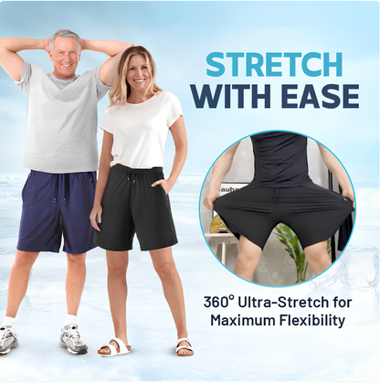 Ice Silk Stretch Quick-Dry Shorts-Unisex - Buy 2 Pcs Get Free Shipping