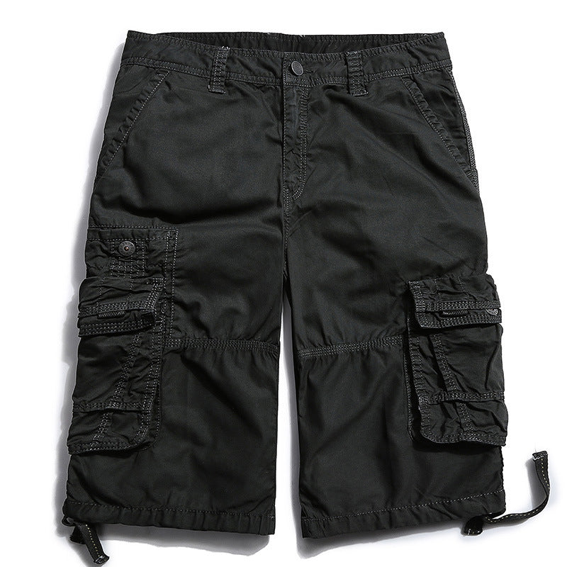 Men's Causal Outdoor Multi Pockets Cotton Men Shorts
