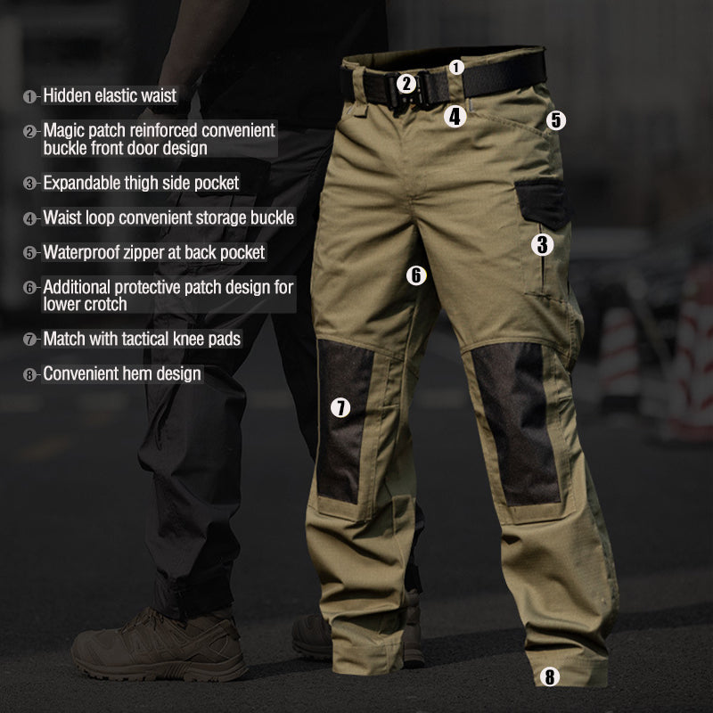 Men's Waterproof Tactical Cargo Pants – Ripstop Urban Outdoor Gear