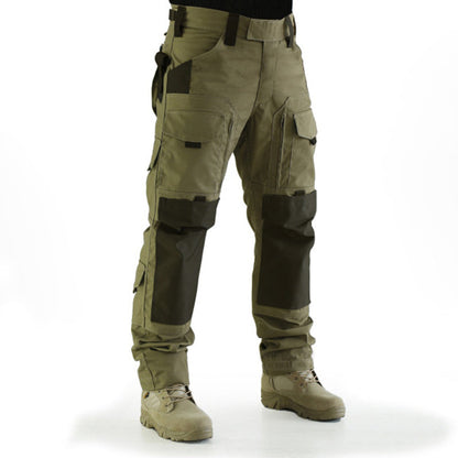 Crestsport Outdoor Split Joint Loose Men's Pants Tactical Pants