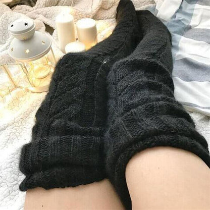 Black Friday 50% OFF - 🎁PeakRoo Warm Over Knee Extra Long Knitted Socks