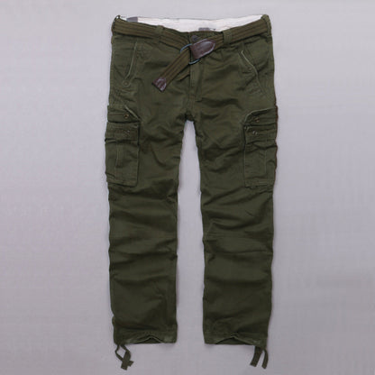 Casual Camo Military Multi-pocket Men's Straight Pants