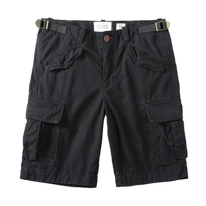 Casual Cotton Elastic Camouflage Men's Cargo Shorts