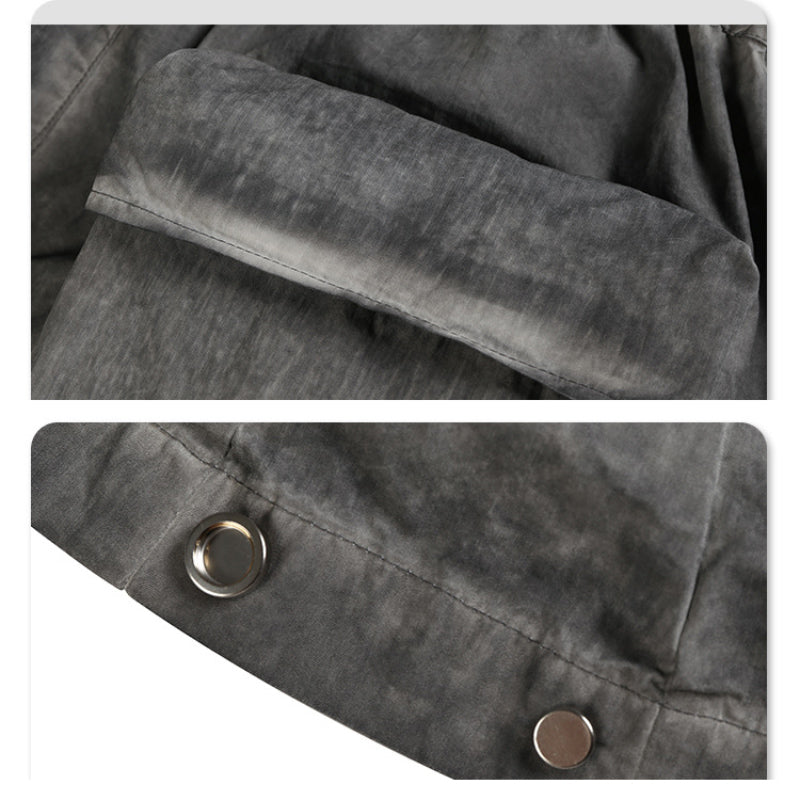 Retro Tide High Arcade Multi-pocket Casual Men's Shorts