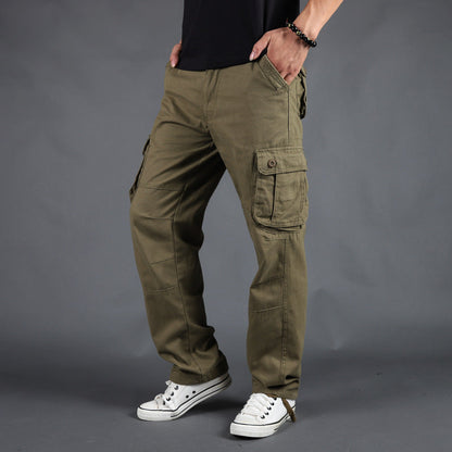Men's Multi-Pocket Loose Cargo Pants
