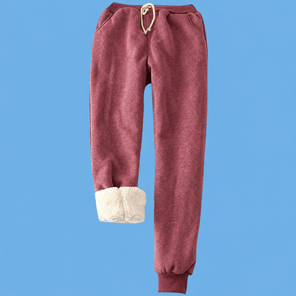 Thermal Sherpa Fleece-Lined Jogger Pants