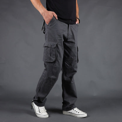 Men's Multi-Pocket Loose Cargo Pants