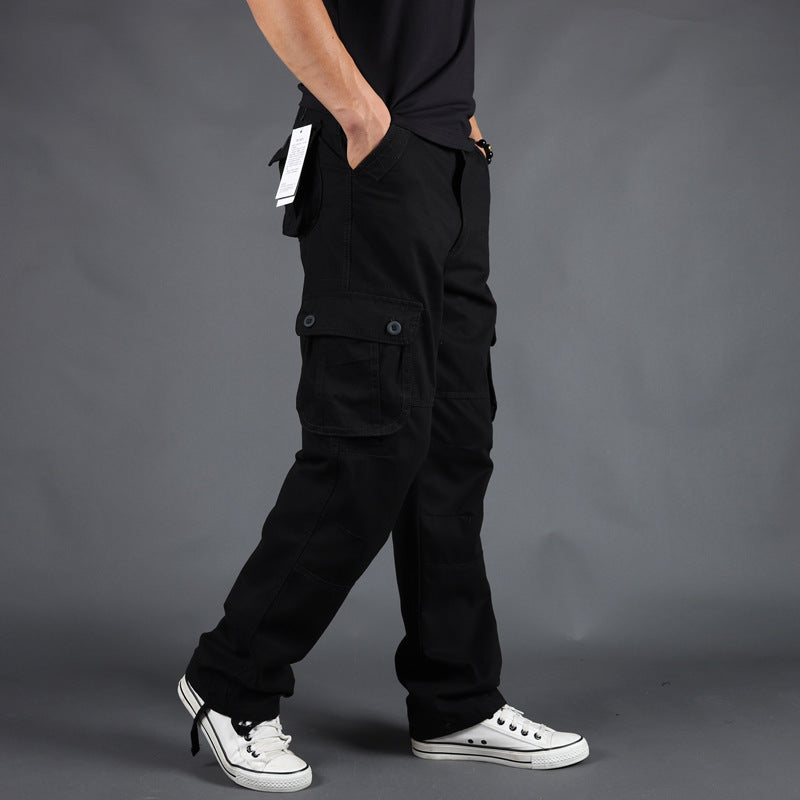 Men's Multi-Pocket Loose Cargo Pants